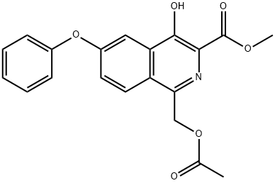 Roxadustat Impurity 구조식 이미지