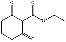 Cyclohexanecarboxylic acid, 2,6-dioxo-, ethyl ester 구조식 이미지