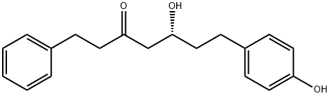 3-Heptanone, 5-hydroxy-7-(4-hydroxyphenyl)-1-phenyl-, (5R)- 구조식 이미지