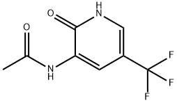 Acetamide, N-[1,2-dihydro-2-oxo-5-(trifluoromethyl)-3-pyridinyl]- Structure