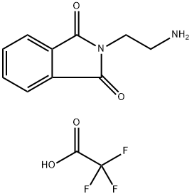 1H-Isoindole-1,3(2H)-dione, 2-(2-aminoethyl)-, 2,2,2-trifluoroacetate (1:1) Structure