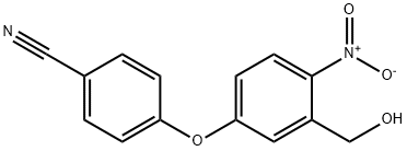 Benzonitrile, 4-[3-(hydroxymethyl)-4-nitrophenoxy]- 구조식 이미지
