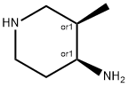 cis-3-Methyl-piperidin-4-ylamine Structure