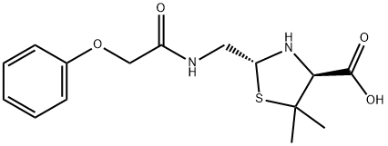 PhenoxyMethylpenicillin PotassiuM IMpurity F HCl 구조식 이미지