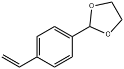 1,3-Dioxolane, 2-(4-ethenylphenyl)- 구조식 이미지