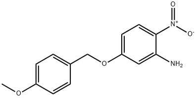 5-[(4-methoxyphenyl)methoxy]-2-nitro-aniline Structure