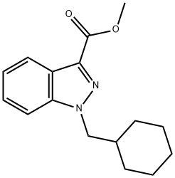 Methyl 1-(Cyclohexylmethyl)-1H-indazole-3-carboxylate Structure