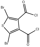 3,4-Thiophenedicarbonyl dichloride, 2,5-dibromo- Structure