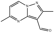 2,5-dimethylpyrazolo[1,5-a]pyrimidine-3-carbaldehyde Structure