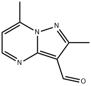 2,7-dimethylpyrazolo[1,5-a]pyrimidine-3-carbaldehyde Structure