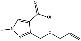 3-[(allyloxy)methyl]-1-methyl-1H-pyrazole-4-carboxylic acid Structure