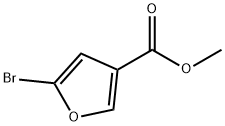 methyl 5-bromofuran-3-carboxylate 구조식 이미지