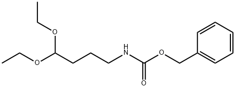 Carbamic acid, N-(4,4-diethoxybutyl)-, phenylmethyl ester Structure