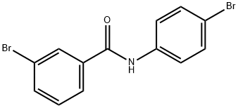 Benzamide, 3-bromo-N-(4-bromophenyl)- Structure