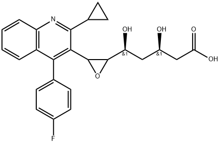 Pitavastatin Impurity 19 Sodium Salt Structure