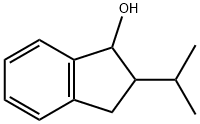 1H-Inden-1-ol, 2,3-dihydro-2-(1-methylethyl)- Structure