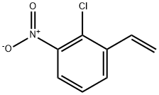 Benzene, 2-chloro-1-ethenyl-3-nitro- 구조식 이미지