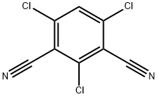 1,3-Benzenedicarbonitrile, 2,4,6-trichloro- Structure