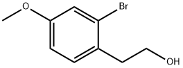 Benzeneethanol, 2-bromo-4-methoxy- 구조식 이미지