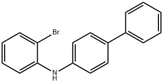 [1,1'-Biphenyl]-4-amine, N-(2-bromophenyl)- Structure