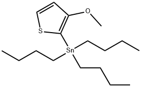 Stannane, tributyl(3-methoxy-2-thienyl)- Structure