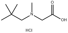 2-[(2,2-dimethylpropyl)(methyl)amino]acetic acid hydrochloride Structure