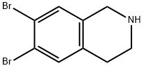 Isoquinoline, 6,7-dibromo-1,2,3,4-tetrahydro- Structure