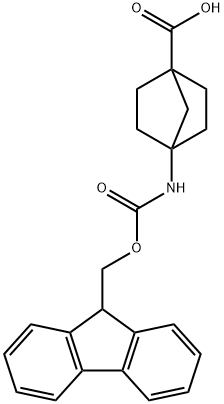 Bicyclo[2.2.1]heptane-1-carboxylic acid, 4-[[(9H-fluoren-9-ylmethoxy)carbonyl]amino]- Structure