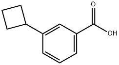 3-cyclobutylbenzoic acid 구조식 이미지