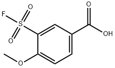 Benzoic acid, 3-(fluorosulfonyl)-4-methoxy- Structure