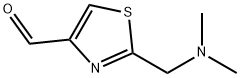 4-Thiazolecarboxaldehyde, 2-[(dimethylamino)methyl]- 구조식 이미지