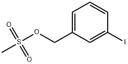 Benzenemethanol, 3-iodo-, 1-methanesulfonate Structure