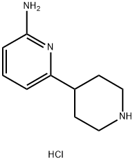 6-(Piperidin-4-yl)pyridin-2-amine hydrochloride 구조식 이미지