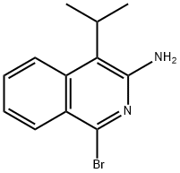 1-bromo-4-(propan-2-yl)isoquinolin-3-amine Structure