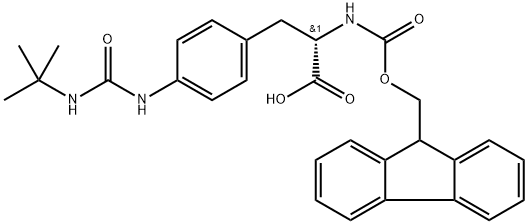 (9H-Fluoren-9-yl)MethOxy]Carbonyl L-Aph(tBuCbm)-OH 구조식 이미지