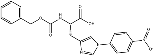 L-Histidine, 1-(4-nitrophenyl)-N-[(phenylmethoxy)carbonyl]- 구조식 이미지