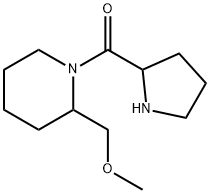 Methanone, [2-(methoxymethyl)-1-piperidinyl]-2-pyrrolidinyl- Structure