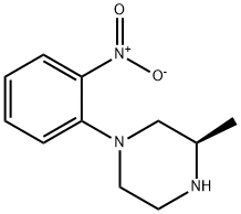 (3R)-3-Methyl-1-(2-nitrophenyl)piperazine 구조식 이미지