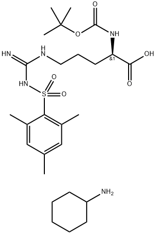 Boc-D-Arg(Mts)-OH.CHA Structure