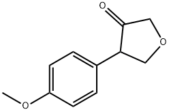 3(2H)-Furanone, dihydro-4-(4-methoxyphenyl)- Structure