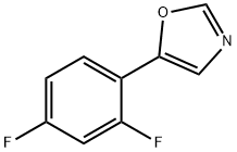 5-(2,4-Difluorophenyl)oxazole 구조식 이미지