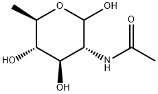 N-Acetyl-D-quinovosamine Structure