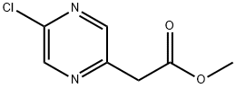 2-Pyrazineacetic acid, 5-chloro-, methyl ester Structure