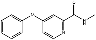 N-methyl-4-phenoxypyridine-2-carboxamide 구조식 이미지