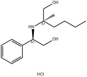 (R)-2-(((R)-2-Hydroxy-1-phenylethyl)amino)-2-methylhexan-1-ol Structure