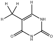2,4(1H,3H)-Pyrimidinedione-6-d, 5-(methyl-d3)- Structure