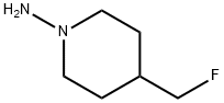 1-Piperidinamine, 4-(fluoromethyl)- Structure