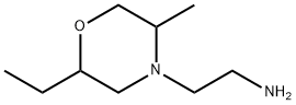 4-Morpholineethanamine, 2-ethyl-5-methyl- Structure