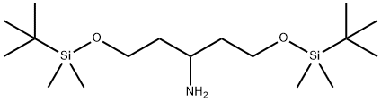 4,10-Dioxa-3,11-disilatridecan-7-amine, 2,2,3,3,11,11,12,12-octamethyl- Structure