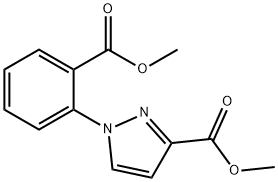 Methyl 1-(2-(Methoxycarbonyl)Phenyl)-1H-Pyrazole-3-Carboxylate(WXC00110) 구조식 이미지